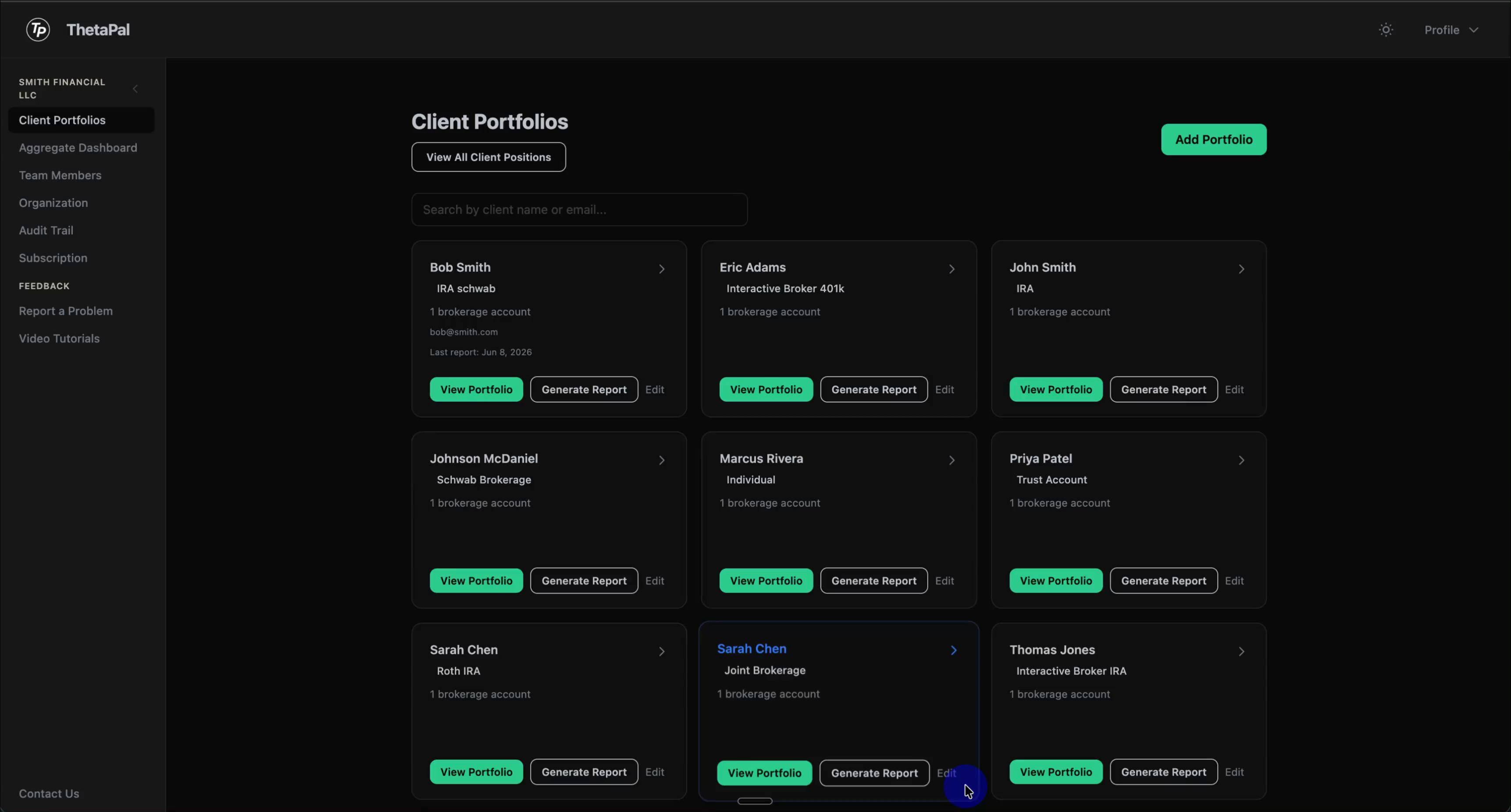 Generate Client Report